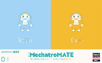 ハセガワ メカトロウィーゴ - クリエイターワークスシリーズ ちいさなメカトロメイト No.01 みずいろ & おれんじ