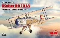 ICM 1/32 エアクラフト ビュッカー Bu131A ドイツ練習機