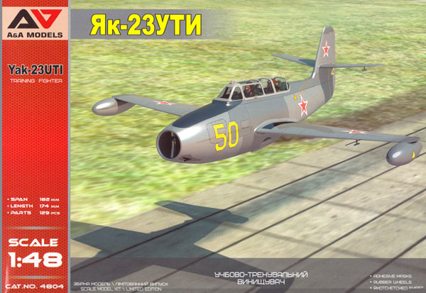 Yak-23UTI 複座練習機 プラモデル (A&A MODELS 1/48 プラスチックモデル No.4804) 商品画像