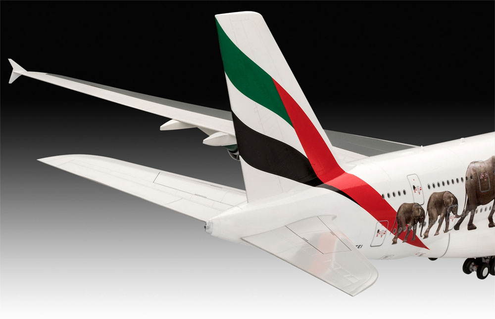 エミレイツ エアバス A380-800 ワイルド ライフ プラモデル (レベル 1/144 旅客機 No.03882) 商品画像_3