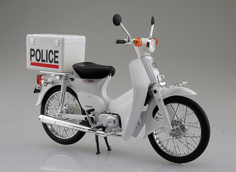 ホンダ スーパーカブ ポリス仕様 完成品 (アオシマ 1/12 完成品バイクシリーズ No.105689) 商品画像_2