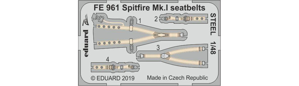 スピットファイア Mk.1 ビッグED パーツセット (タミヤ用) エッチング (エデュアルド 1/48 BIG ED （AIR） No.BIG49224) 商品画像_3