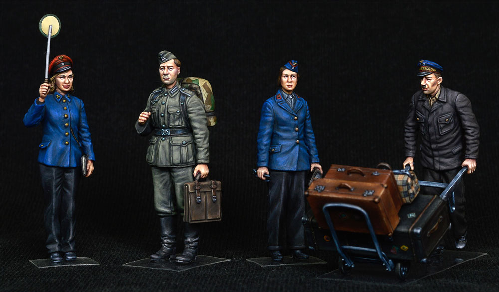 ドイツ 駅員 1930-40年代 プラモデル (ミニアート 1/35 ミニチュアシリーズ No.38010) 商品画像_2