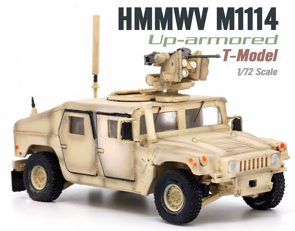 U.S. M1114 HMMWV HA w/CROWS サンドイエロー 完成品 (ティーモデル 1/72 塗装済完成品 No.TMOTF7205) 商品画像_1