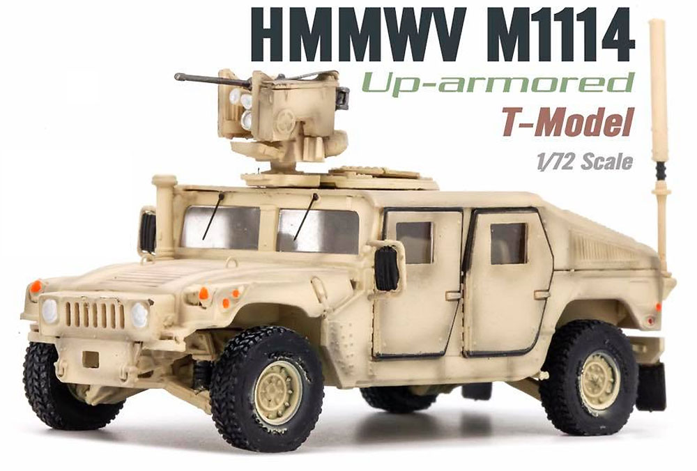 U.S. M1114 HMMWV HA w/CROWS サンドイエロー 完成品 (ティーモデル 1/72 塗装済完成品 No.TMOTF7205) 商品画像_3