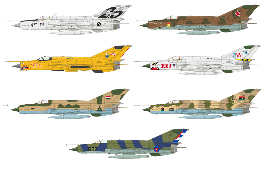 MiG-21bis around the World プラモデル (エデュアルド 1/48 リミテッドエディション No.11135) 商品画像_2