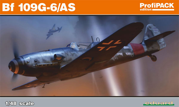 メッサーシュミット Bf109G-6/AS プラモデル (エデュアルド 1/48 プロフィパック No.82163) 商品画像