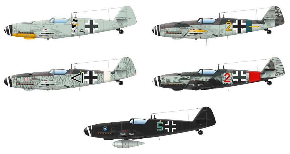 メッサーシュミット Bf109G-6/AS プラモデル (エデュアルド 1/48 プロフィパック No.82163) 商品画像_2