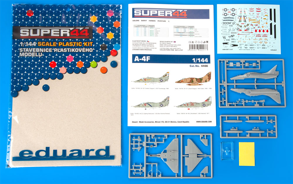 A-4F スカイホーク プラモデル (エデュアルド 1/144 SUPER44 No.4466) 商品画像_1