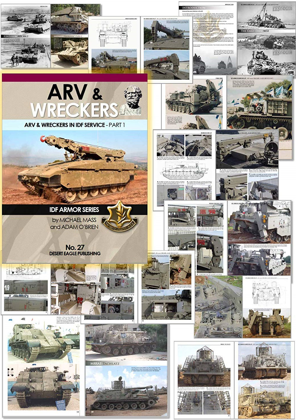 ARV (装甲回収車) & レッカー車両 パート 1 本 (デザートイーグル パブリッシング IDF ARMOR SERIES No.027) 商品画像_1