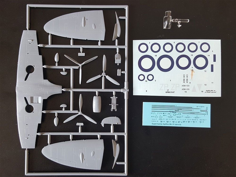 スーパーマリン スピットファイア Mk.5c オーストラリア空軍 プラモデル (KPモデル 1/72 エアクラフト プラモデル No.KPM0147) 商品画像_1