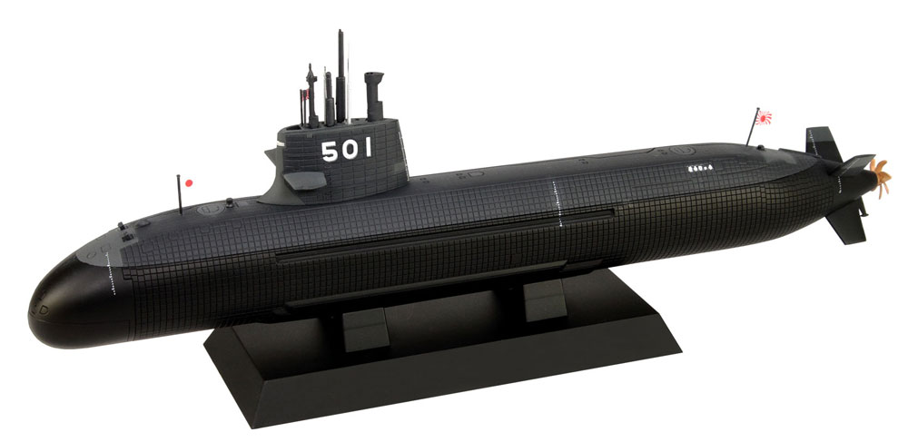 海上自衛隊 潜水艦 SS-501 そうりゅう 完成品 (ピットロード 1/350 塗装済み完成品 （JBM） No.JBM006) 商品画像_1