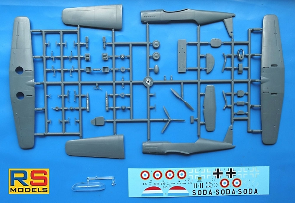 SIPA S.10 / アラド Ar396 プラモデル (RSモデル 1/72 エアクラフト プラモデル No.92233) 商品画像_2