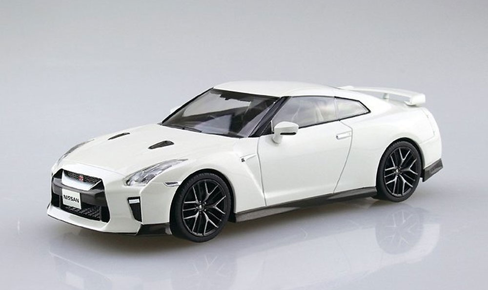 ニッサン GT-R ブリリアントホワイトパール プラモデル (アオシマ ザ・スナップキット No.007-B) 商品画像_3