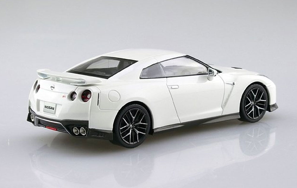 ニッサン GT-R ブリリアントホワイトパール プラモデル (アオシマ ザ・スナップキット No.007-B) 商品画像_4