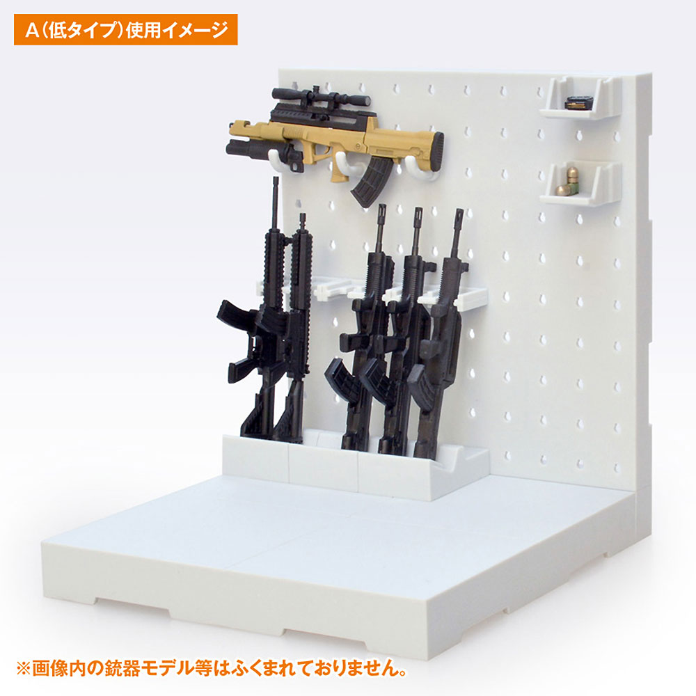 AWSP-02A ウェポンシェルフ 低タイプ プラモデル (ウェーブ 1/12 ARMED WORLD No.KM-034) 商品画像_3