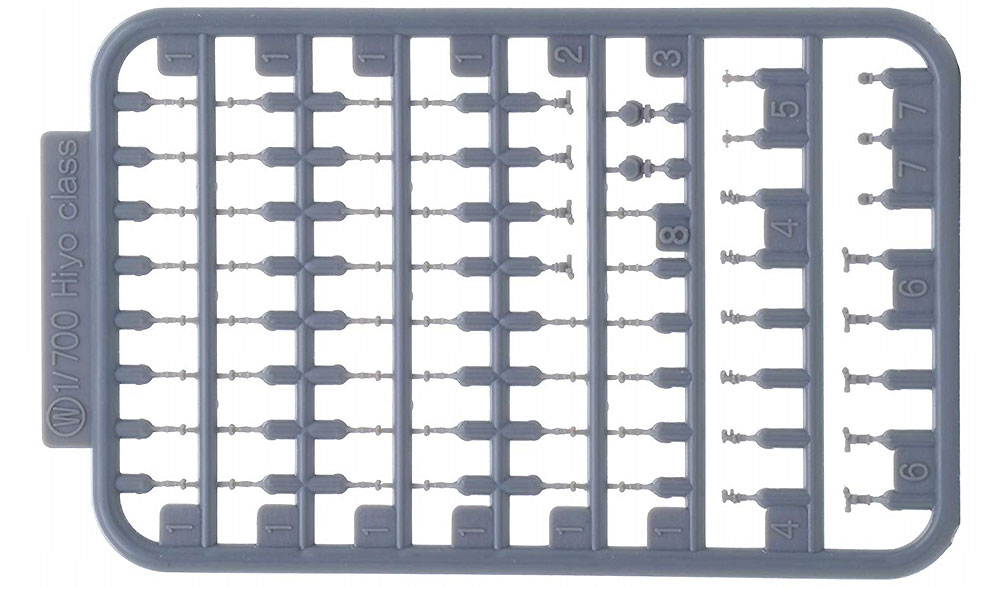 日本海軍艦艇用 水平双眼望遠鏡・探照灯セット w/2ピース 25ミリ機銃 プラモデル (フジミ 1/700 艦船模型用グレードアップパーツ No.特203) 商品画像_2