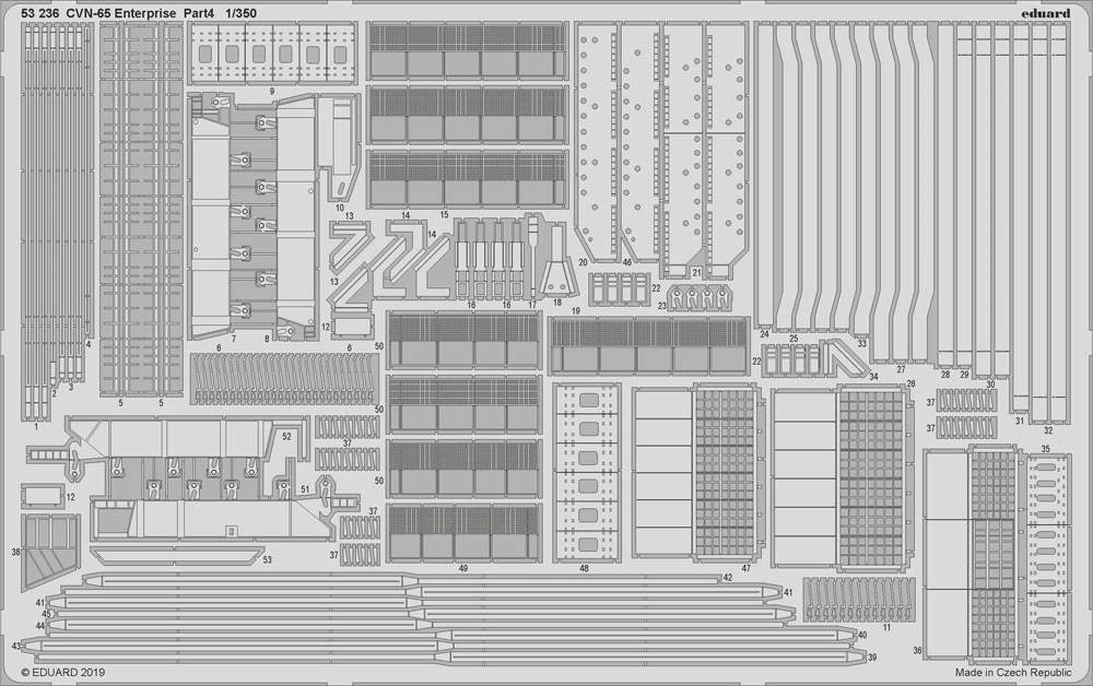 CVN-65 エンタープライズ ビッグED パーツセット PART 2 エッチング (エデュアルド 1/350 BIG ED （SHIPS） No.BIG5352) 商品画像_1