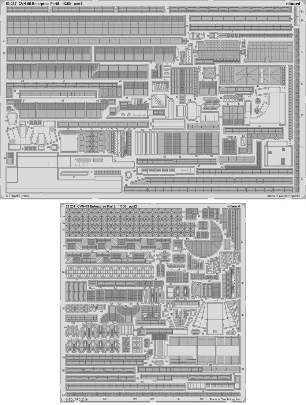 CVN-65 エンタープライズ ビッグED パーツセット PART 2 エッチング (エデュアルド 1/350 BIG ED （SHIPS） No.BIG5352) 商品画像_2