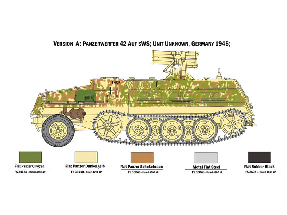 15cm パンツァーベルファー 42 auf sWS プラモデル (イタレリ 1/35 ミリタリーシリーズ No.6562) 商品画像_1