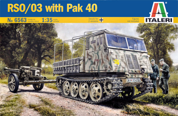 RSO/03 with Pak40 プラモデル (イタレリ 1/35 ミリタリーシリーズ No.6563) 商品画像