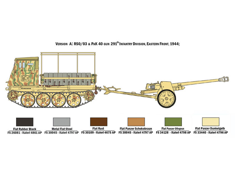 RSO/03 with Pak40 プラモデル (イタレリ 1/35 ミリタリーシリーズ No.6563) 商品画像_1