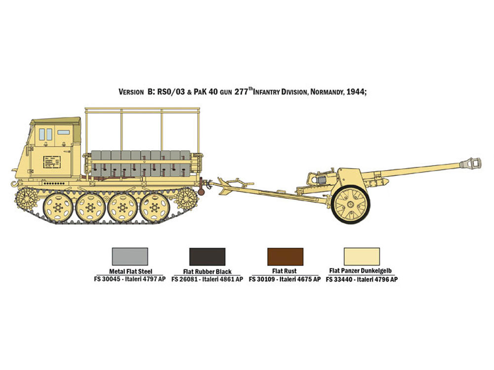 RSO/03 with Pak40 プラモデル (イタレリ 1/35 ミリタリーシリーズ No.6563) 商品画像_2