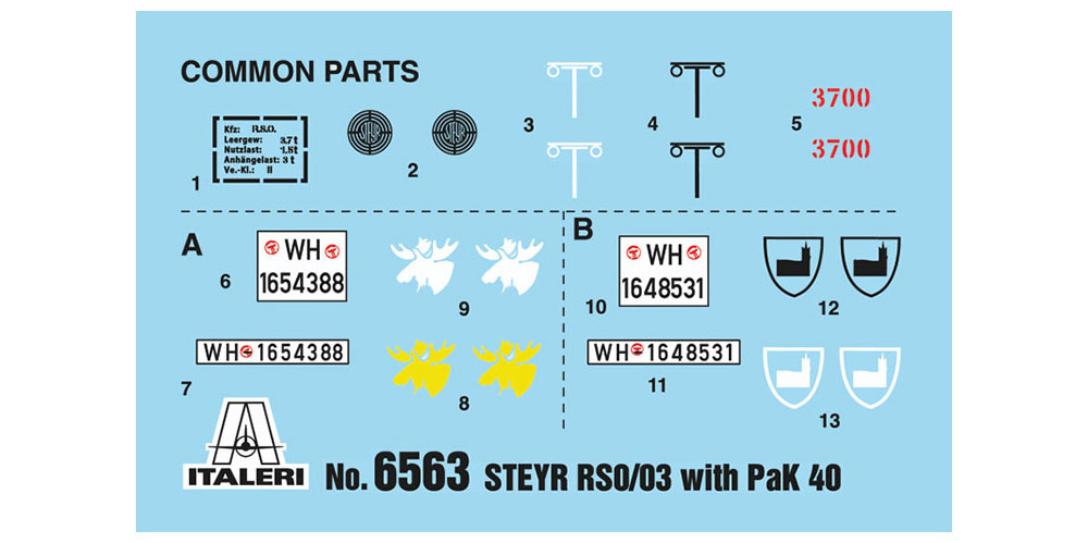RSO/03 with Pak40 プラモデル (イタレリ 1/35 ミリタリーシリーズ No.6563) 商品画像_3