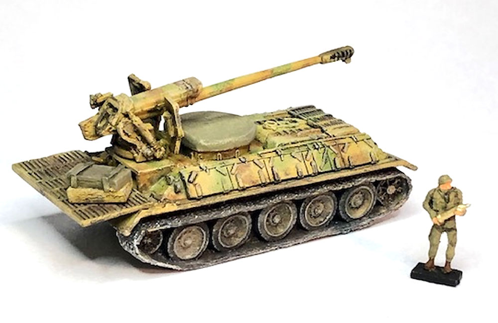 シリア陸軍 T-34/D-30 自走砲 レジン (マツオカステン 1/144 オリジナルレジンキャストキット （AFV） No.MTUAFV-113) 商品画像_2