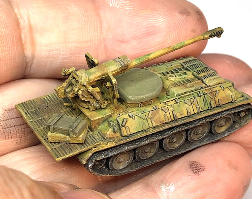 シリア陸軍 T-34/D-30 自走砲 レジン (マツオカステン 1/144 オリジナルレジンキャストキット （AFV） No.MTUAFV-113) 商品画像_4