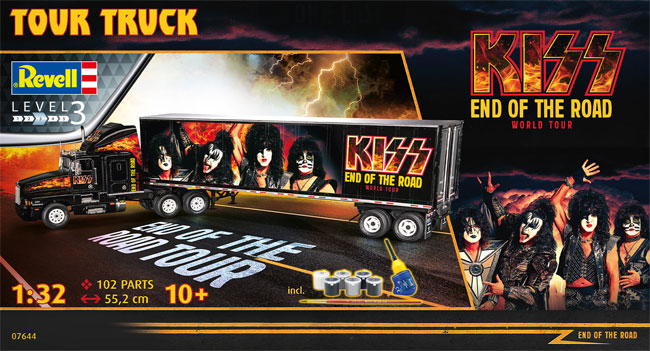 ツアートラック KISS END OF THE ROAD ワールドツアー プラモデル (レベル 1/32など カーモデル No.07644) 商品画像