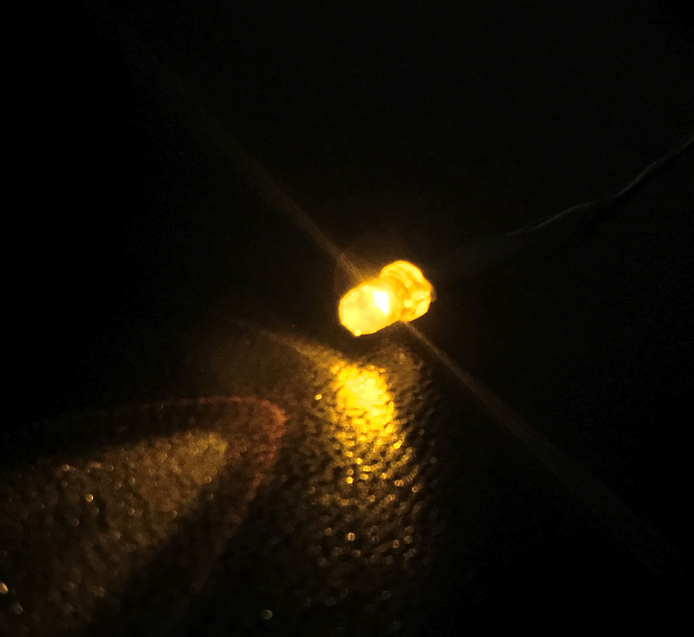 砲弾型 3mm LED 黄 LED (GSIクレオス VANCE アクセサリー LEDモジュール No.VAL-002Y) 商品画像_1