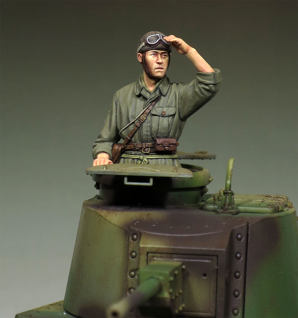 WW2 帝国陸軍 戦車長 レジン (アルパイン 1/35 フィギュア No.MS01) 商品画像_3