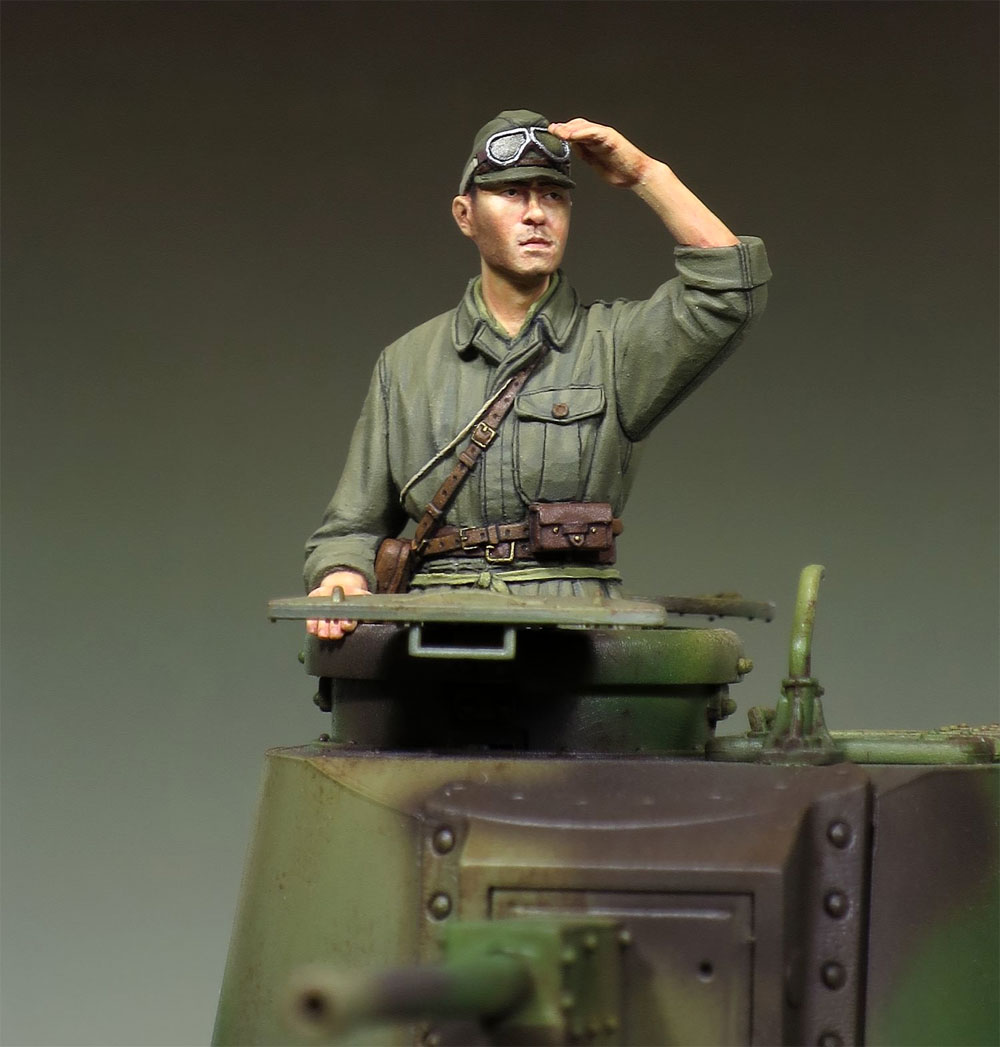 WW2 帝国陸軍 戦車長 レジン (アルパイン 1/35 フィギュア No.MS01) 商品画像_4