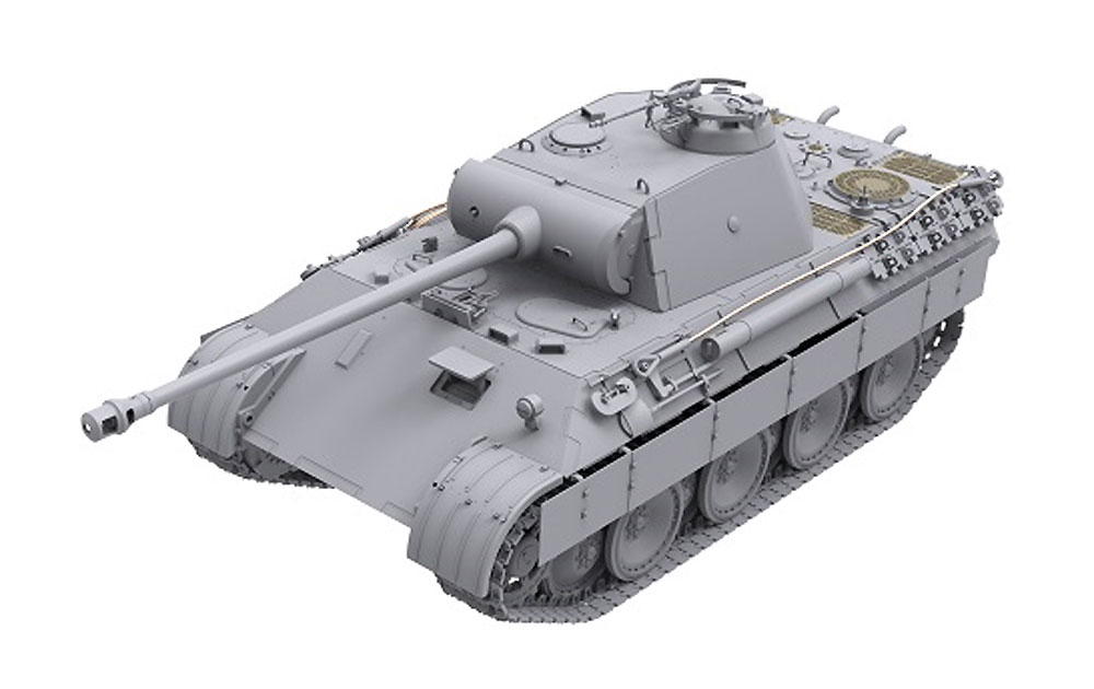 ドイツ 中戦車 パンターA 前期型 プラモデル (ダス ヴェルク 1/35 ミリタリー No.DW35009) 商品画像_2