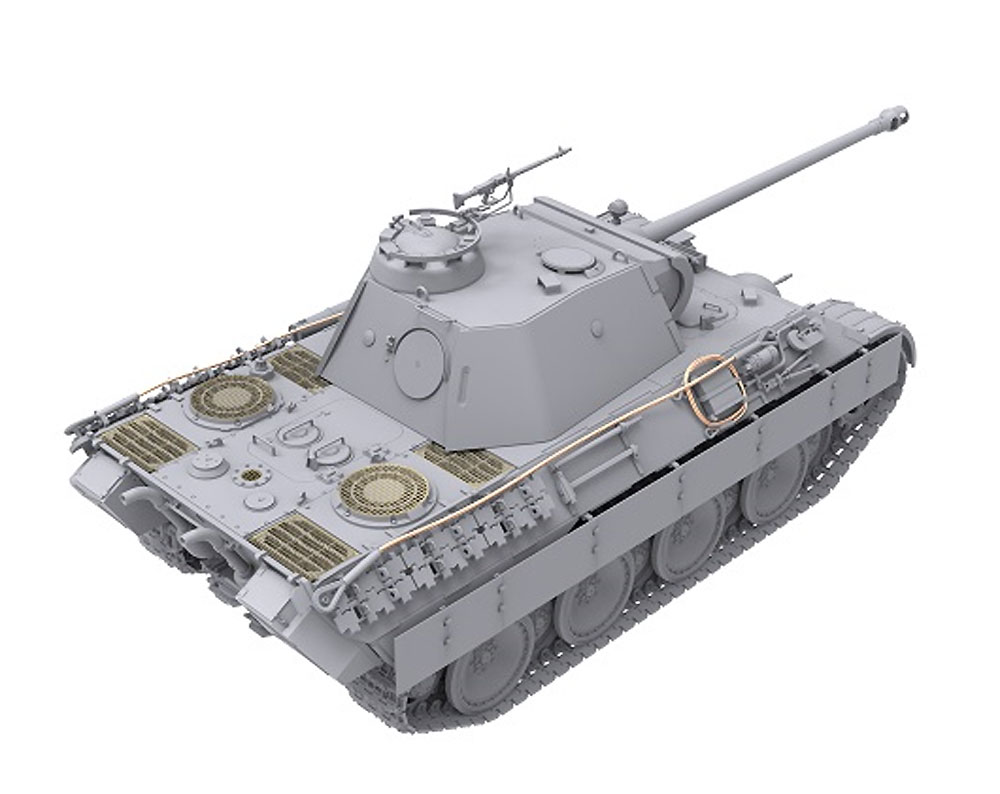 ドイツ 中戦車 パンターA 前期/中期型 プラモデル (ダス ヴェルク 1/35 ミリタリー No.DW35010) 商品画像_3