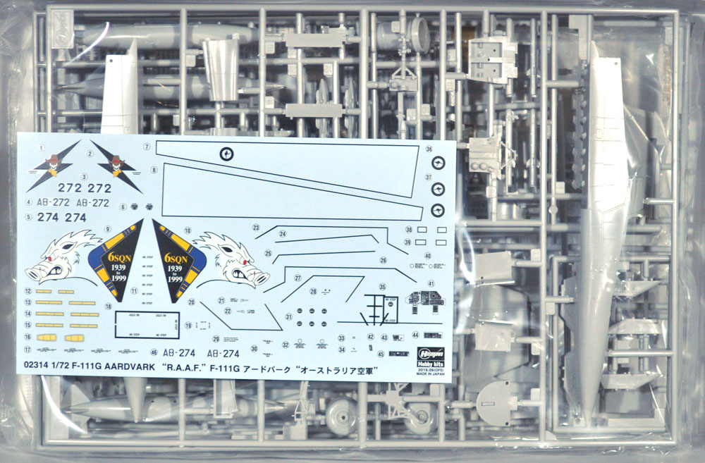 F-111G アードバーク オーストラリア空軍 プラモデル (ハセガワ 1/72 飛行機 限定生産 No.02314) 商品画像_1