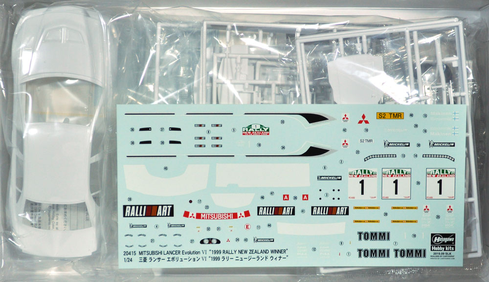 三菱 ランサー エボリューション 6 1999 ラリー ニュージーランド ウィナー プラモデル (ハセガワ 1/24 自動車 限定生産 No.20415) 商品画像_1