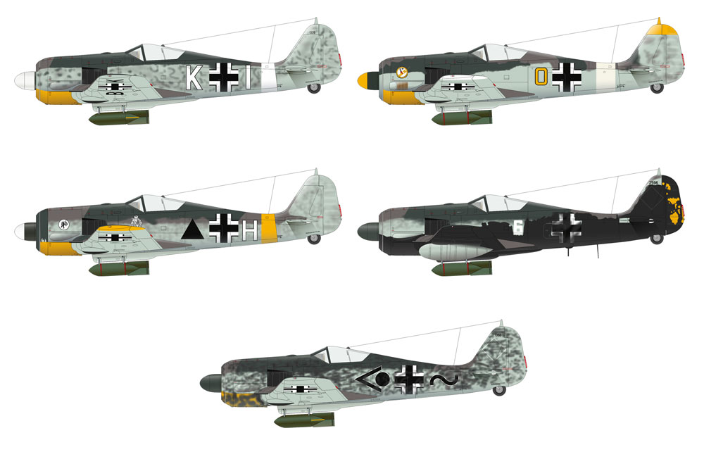 ヤーボ フォッケウルフ Fw190A-5/U3-U8 プラモデル (エデュアルド 1/48 リミテッドエディション No.11131) 商品画像_3