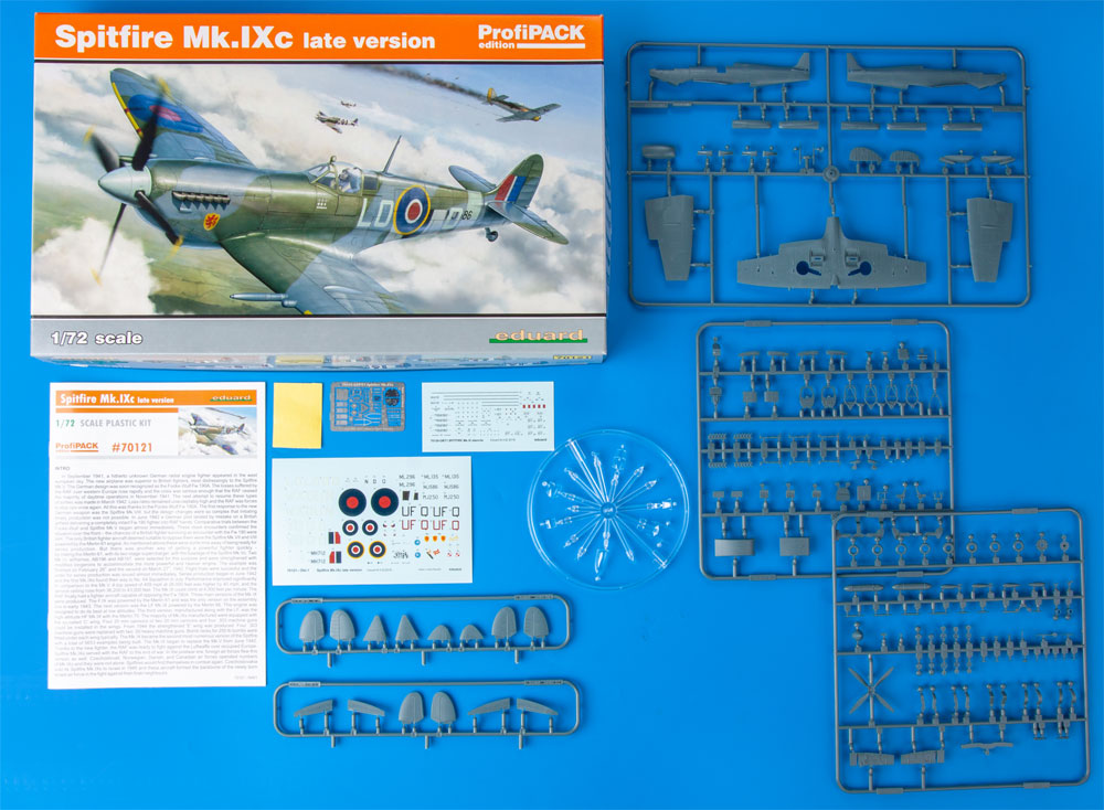 スピットファイア Mk.9c 後期型 プラモデル (エデュアルド 1/72 プロフィパック No.70121) 商品画像_1