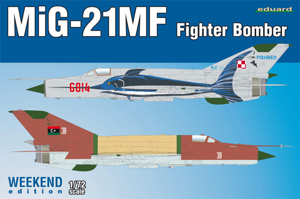 MiG-21MF 戦闘攻撃機 プラモデル (エデュアルド 1/72 ウィークエンド エディション No.7451) 商品画像