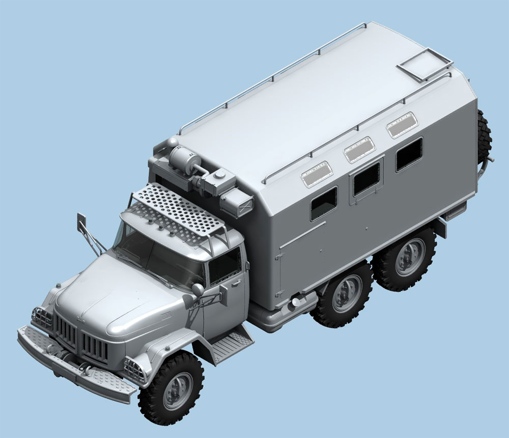 ZiL-131 KShM w/ソビエトドライバー プラモデル (ICM 1/35 ミリタリービークル・フィギュア No.35524) 商品画像_1