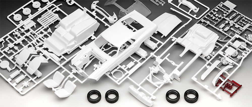 1969 フォード ムスタング Boss 302 プラモデル (レベル カーモデル No.07025) 商品画像_1