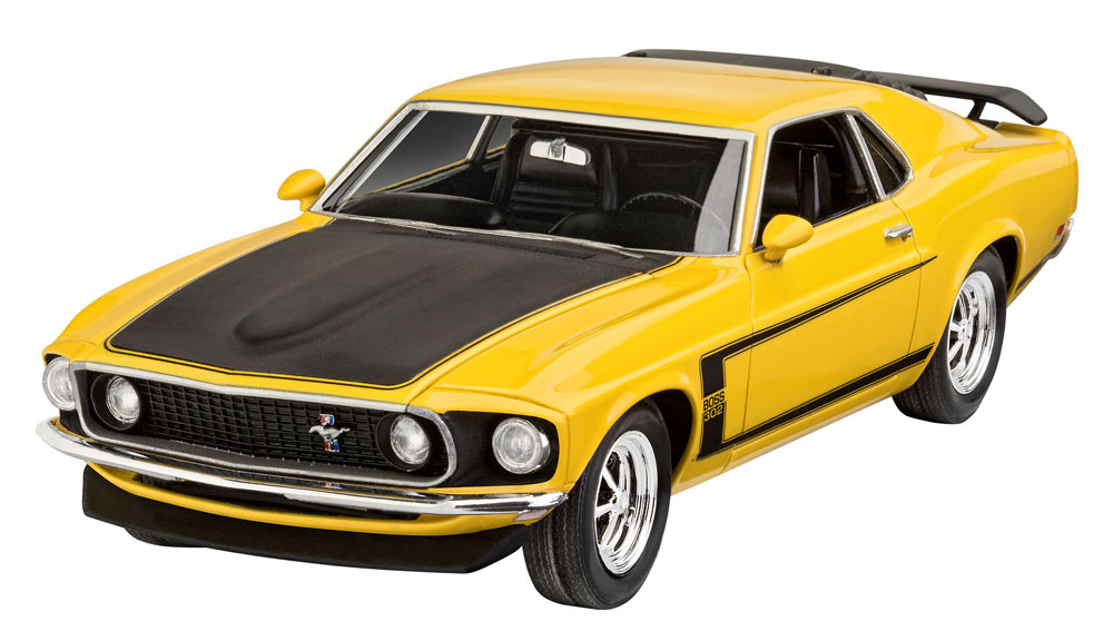 1969 フォード ムスタング Boss 302 プラモデル (レベル カーモデル No.07025) 商品画像_2