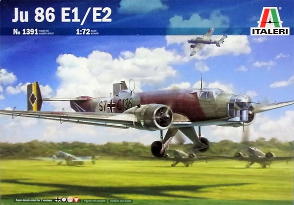 ユンカース Ju86E1/E2 プラモデル (イタレリ 1/72 航空機シリーズ No.1391) 商品画像