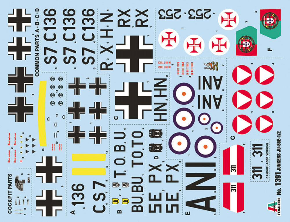 ユンカース Ju86E1/E2 プラモデル (イタレリ 1/72 航空機シリーズ No.1391) 商品画像_1