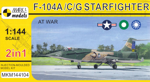 F-104A/C/G スターファイター アット・ウォー プラモデル (MARK 1 MARK 1 models No.MKM144104) 商品画像