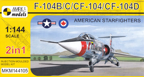 F-104B/C/CF-104/CF-104D アメリカン スターファイター プラモデル (MARK 1 MARK 1 models No.MKM144105) 商品画像