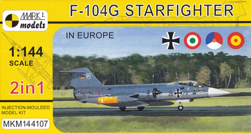 F-104G スターファイター ヨーロッパ プラモデル (MARK 1 MARK 1 models No.MKM144107) 商品画像