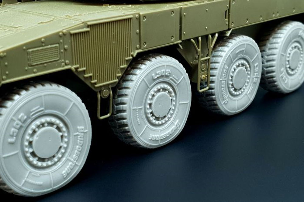 陸上自衛隊 16式機動戦闘車 ホイール (タミヤ用) レジン (Hauler 1/48 kits & accessories No.HLX48392) 商品画像_2